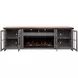 Avalon Sandstone and Whiskey 97" TV Stand with Fireplace