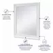 Island Haven White Rectangular Dresser Mirror