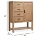 Plum Creek Sierra Brown 4 Drawer Door Chest