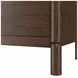 Verge Handcrafted Walnut 3 Drawer Nightstand