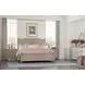 Cambric Creme 6 Drawer Helene Dresser with Arched Serpentine Mirror