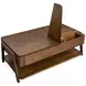 Hallie Milk Chocolate and Dark Chocolate Rectangular Lift Top Cocktail Table