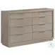 Cadia Grey Upholstered Panel Bedroom Set