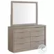 Cadia Grey Upholstered Panel Bedroom Set