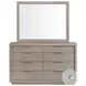 Cadia Grey 8 Drawer Dresser And Mirror