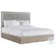 Cadia Grey King Upholstered Panel Bed