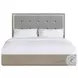 Cadia Grey King Upholstered Panel Bed