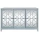 Aria Painted Light Blue 3 Door Buffet