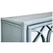 Aria Painted Light Blue 3 Door Buffet