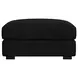 Mesa Black Upholstered Square Modular Ottoman
