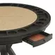 Rylie Black Round Counter Height Gaming Dining Room Set