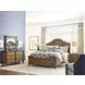 Ashbourne Cognac 6 Drawer Mayview Dresser with Rectangular Mirror