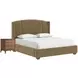 Harbor Camel Upholstered Panel Bedroom Set