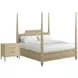Eave Sundrenched Oak Panel Bedroom Set