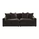 Maxton Heights Bittersweet 2 Piece Modular Sectional Sofa with Pillows