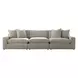 Maxton Heights Pebble 3 Piece Modular Sectional Sofa