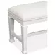 Crownfall Whisper White Upholstered Bench