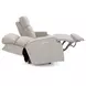Ashbee Arula Dove 66" Zero Gravity Power Reclining Loveseat with Power Headrest and USB Charging