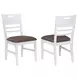 Ashford Brown Handle Grip Back Upholstered Side Chair
