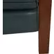 Ashland Roma Bluegray Leather Push Thru The Arms Recliner