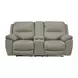 Next-Gen Gaucho Putty 80" Reclining Console Loveseat