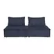 Bales Navy Modular 78" Loveseat