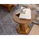 Aspire Array Brown Round Chairside Table