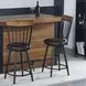 Tyler Brown 60" Rectangular Bar Table and Counter Height Stool Set of 3