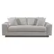 Lana Gray Bench Seat 96" Sofa with Pillows