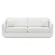 Veronica Ivory 95" Sofa with 2 Pillows