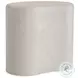 Nova Vellum Kidney Shape Side Table