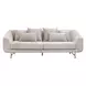 Zarina Polo Club Muslin Performance Fabric 85" Sofa
