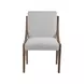 Aurora Latte and Gray Performance Upholstered Sling Chair Set of 2