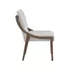 Aurora Latte and Gray Performance Upholstered Sling Chair Set of 2