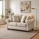 Attleboro Beige 64" Loveseat