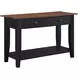 Joplin Black and Brown Rectangular Lift Top Occasional Table Set