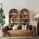 Aurora Brown 90" Sofa