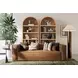Aurora Brown 90" Sofa