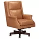 DC 132 RECY GCH Renaissance Cayanne Leather Upholstered Desk Chair