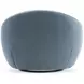 Rizz Blue Upholstered Swivel Accent Chair