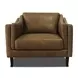 Brighton Bomber Tan Leather Living Room Set