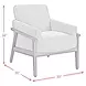 Donna Blue Upholstered Chair
