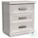 Rhiannon Antique White 3 Drawer Nightstand