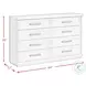 Rhiannon Antique White Storage Panel Bedroom Set
