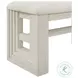Rhiannon Antique White Bench