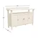 Avery Coconut Milk 4 Doors Sideboard