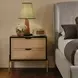 Bryce Polo Club Stone Upholstered Platform Bedroom Set