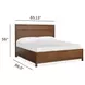 Ridgefield Russet Queen Panel Bed