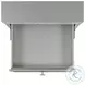 Lavigne Silver Chairside Table