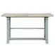 Darcy Beige and Mint Green Extendable Rectangular Counter Height Dining Room Set